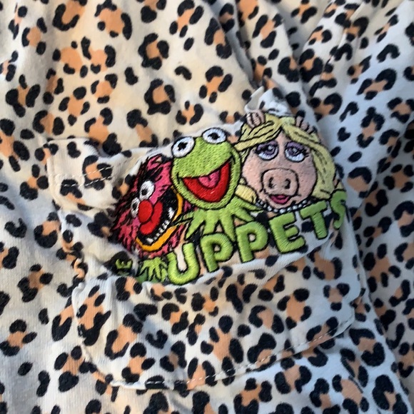 XL Disney Muppets cheetah animal print pajama set - Picture 2 of 5